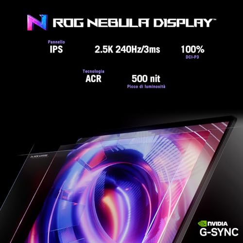 ROG Strix SCAR 16 (2025) con Display ROG Nebula da 16” a 240Hz, NVIDIA GeForce RTX 5080 16GB, Intel® Core™ Ultra 9 275HX, 32GB RAM, 2TB SSD, Win 11 Home, G635LW#B0DWSXCNC9, Layout ITA, Nero - Notebook - Immagine 6