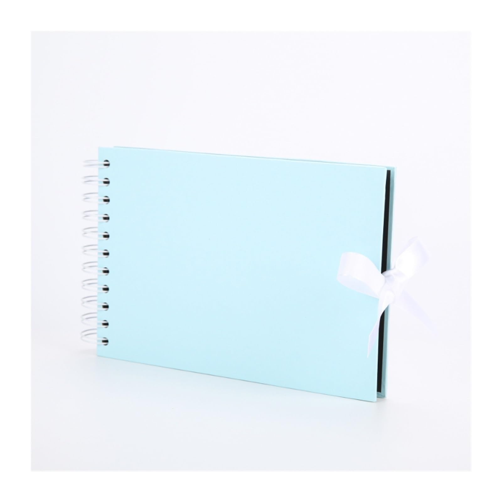Album Photo Scrapbooking Album Photo de Scrapbooking A5 6 Pouces Accessoires de Livre d'or 60 Pages Noires Livre de Souvenirs de Scrapbooking(Blue)