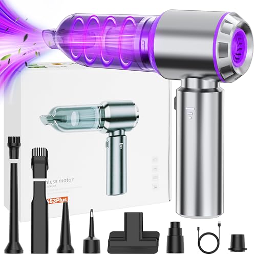 Sporvet Aspirateur à Main, 16000 Pa Mini Aspirateur Voiture Filavec HEPA Filtre, Aspirateur De...