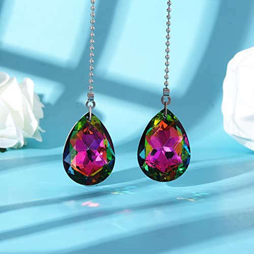 Image of Ceiling Fan Extension Pull Chain Light Fixture Decorative Chain Ball Chain Connectors Pack of 2