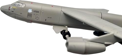 Miniatura 7 de 1200 Escala B-52 Stratofor de largo alcance subsónico Jet Powered Strategic Bomber Metal Militar Diecast Plane Model Gift Ornament Collection