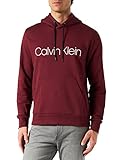 Calvin Klein Sudadera con Capucha de algodón, Tawny Port, M para Hombre