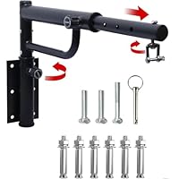 WUDLEP Boxsack Halterung, Bis 150kg, Sandsack Wandhalterung Schwenkbar Befestigung Wand Boxsackhalter Verstellbar Boxsack Aufhängung Stehend, 360 Grad schwenkbarer