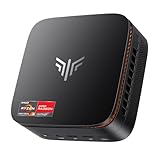 NiPoGi Pinova P1 Mini PC AΜD Ryzen 4300U W-11 Pro(4C/4T, bis zu 3,7 GHz) 8GB DDR4 RAM+256GB SSD, 4K@60Hz Triple Display HDMI 2.0+Type-C+DP 1.4, Wi-Fi 5/BT 4.2, LAN, Desktop-PC für Büro/Bildung