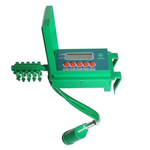 Outdoor Water Timer Automatic Micro Home Drip Irrigation Watering Kits System Sprinkler with Smart Controller (Color : Green, Size : One size)