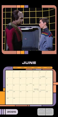 Star Trek The Next Generation 2025 grand calendrier photos de collection - 4