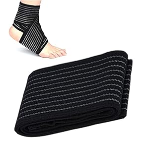Elastic Knee Wraps Compression Bandage Support for Legs, Thighs, Hamstrings Ankle & Elbow Joints Reduce Swelling, Lymphatic Relief Help Recover from Knee Replacement Surgery