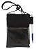 Travel Neck Wallet Badge Holder, Black by BAGS FOR LESS