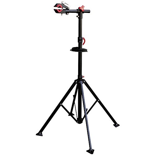 EUFAB 16414 Fahrradständer Profi mit Stativ 1 56 Zoll 151-190 cm Schwarz