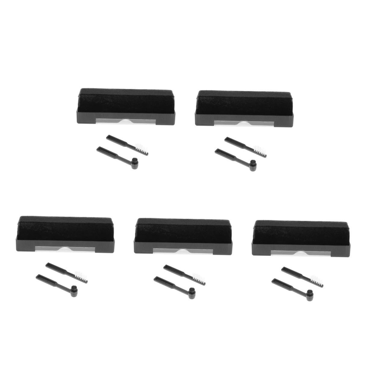 Gadpiparty 5 Set Di Spazzole Per La Pulizia Dei in Vinile 3 in 1 - Spazzola in Fibra Statica Per in Vinile Rimozione Della Per La Manutenzione Del Giradischi