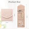 Aucuu Schmuckroll Organizer Tasche, Faltbar Reise Schmuck Organizer, Schmuckrollen Tragbare, Travel Schmuckaufbewahrung Tasche für Ohrring Ringe Halsketten Uhren Armbänder Broschen #1
