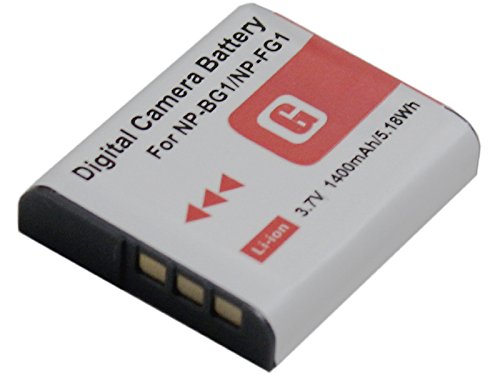 BTBAI NP-BG1 Battery+Charger AC Single for NPBG1 NP-FG1 NPFG1 Cybershot DSC Digital Camera Battery Charger Compatible s1a