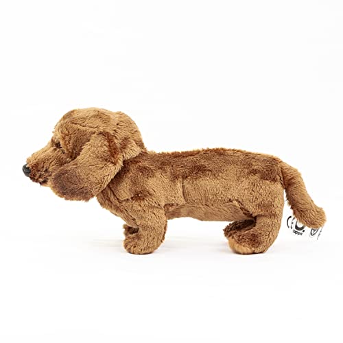 Teddys Rothenburg Kuscheltier Dackel Hellbraun 19 cm Plüschdackel Plüschtier
