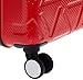 AmazonBasics - Maleta rígida «hardside» Pyramid, con ruedas - 55 cm, Rosso