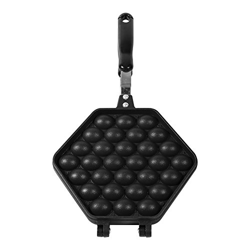 Máquina de waffle, máquina de waffle de liga de alumínio, antiaderente, faça você mesmo, ovos, bolha