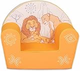 🦁🌅 FAUTEUIL ENFANT DISNEY LE ROI LION POUR CHAMBRE & COIN LECTURE ✔ Avec son décor Simba et ses tons chaleureux, ce fauteuil enfant en mousse transforme la chambre en univers Disney. Parfait pour les histoires, les jeux calmes, les dessins animés et les temps de repos.