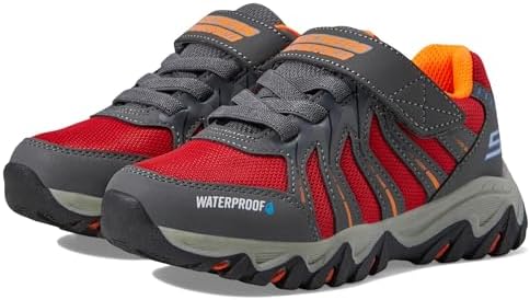 Skechers Kids Boy's Rugged Ranger-Hydro-Scout Sneaker, Charcoal/Red, 12 Little Kid | Image 3