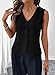 BLENCOT Womens Black Vest Plus Size Slim Fit Linen Vests Tops Sleeveless V-Neck Button Down Waistcoat Work Suit for Women Fashion 2026 Black XL
