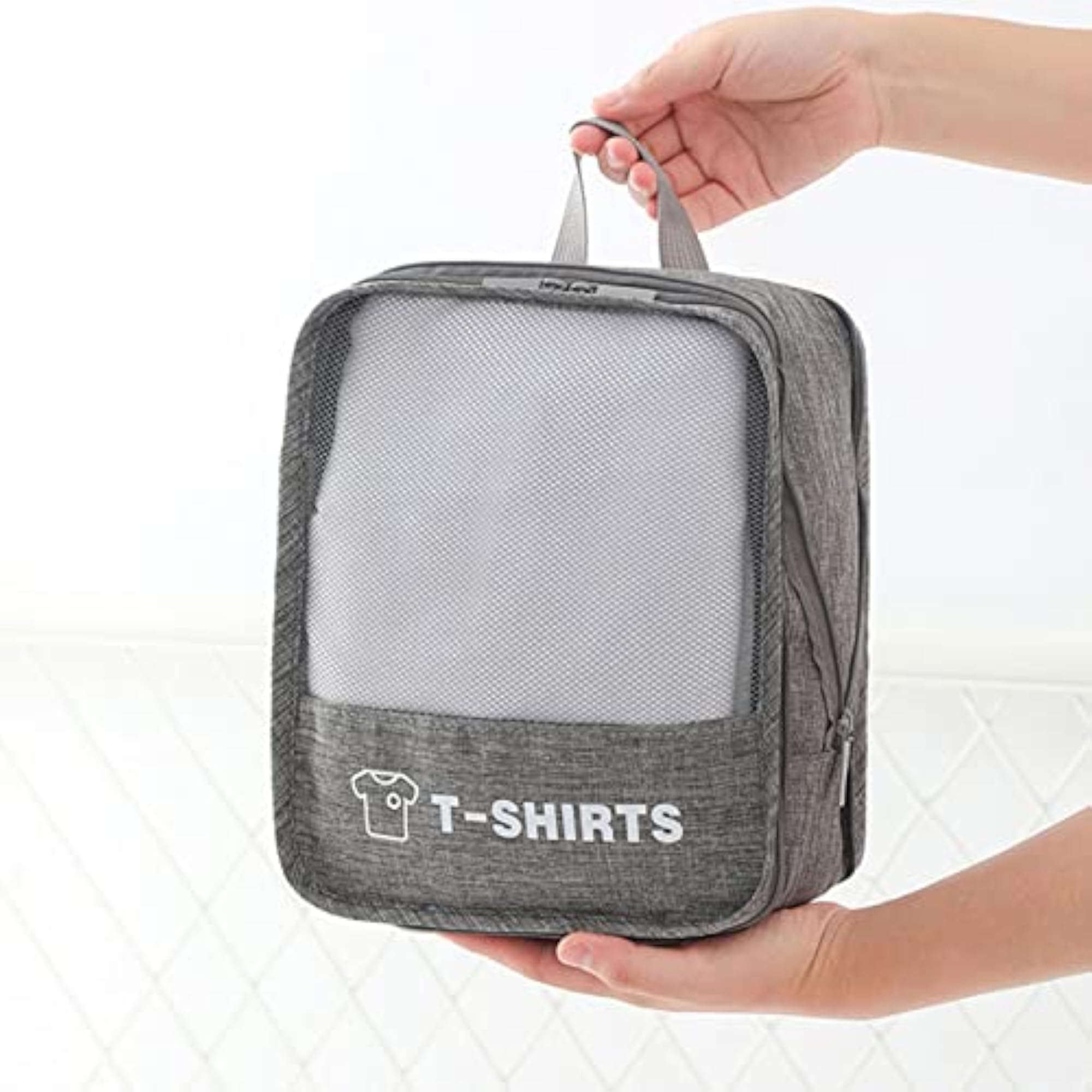 Compression Packing Cubes 3Pcs Set, Expandable Travel Organizer