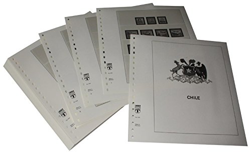 Feuilles pré-imprimées Chili 1960-1985 album timbre LINDNER