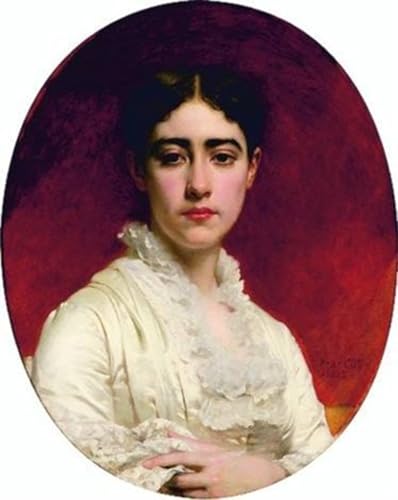 Tableaux Graffiti Art Mural Portrait de Madame Mas par Cot Poster Impression 60x90cm