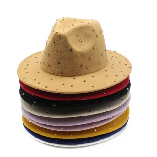 Diamond-Studded Hat Hat for Girl Boys Hat for Carnivals Music Festival3