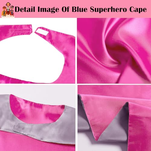 Image of Superhero Capes for Kids Halloween Costumes and Dress up - Superhero Toys Capes 4-10 Year for boys birthday party Gifts