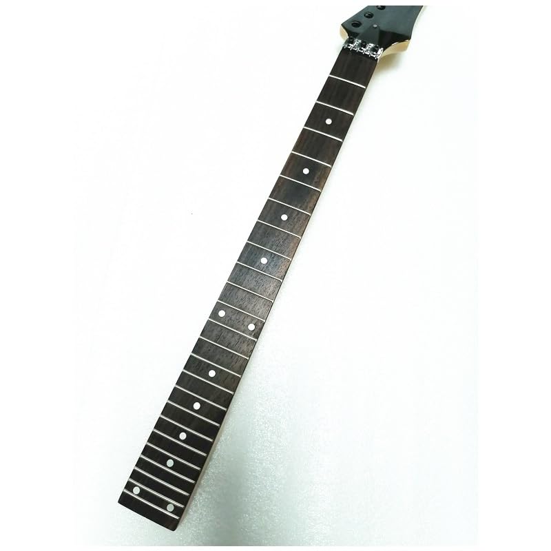 Manico in acero for chitarra elettrica a 24 tasti con corde for Blocco Accessori for Parti Strumenti musicali Guitarra