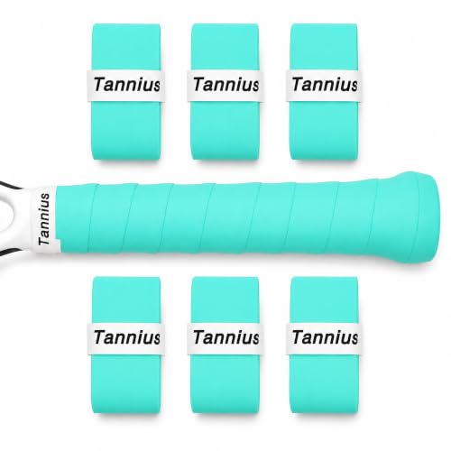 Tannius surgrip raquette tennis texturé (bleu œuf robin)