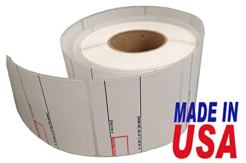Etiqueta de escala CAS. Fabricado en Estados Unidos. Todos los tamaños diferentes (24 rollos, #8020)