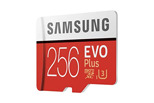 Image of Samsung EVO Plus 256GB microSDXC UHS-I U3 100MB /s Full HD & 4K UHD Memory Card with Adapter (MB-MC256HA)