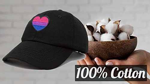 Image of Embroidered Pride Hat LGBT Cap Low Profile Distressed Dad Hat
