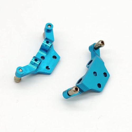 Accessories for Wltoys 284131 K989 RC télécommande 1/28 Moustique Voiture k969 K979 pièces métalliques Support de Suspension Easy to Install (Color : Blue) Cover