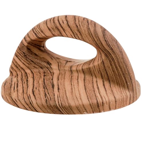 PIYANYO Small Wood-grain Pot Lid Replacement Knob Universal Bakelite Lid Handle With Screw For Replacing Kitchen Glass Pot Lid Handle 1PCS