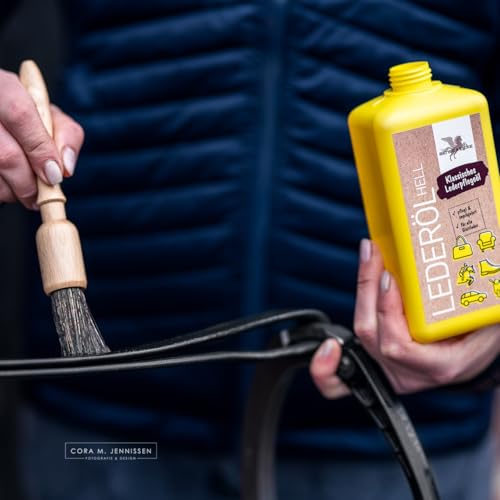 Bense & Eicke Lederöl hell - farbloses Pflegeöl für Glattleder, Macht Leder weich und geschmeidig, nährt und bietet Schutz vor Nässe… – Ansicht 2