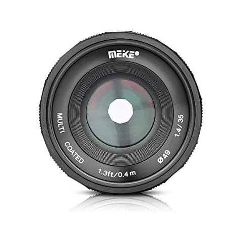 MEIKE MK-35mm F/1.4 Manual Focus Large Aperture Lens Compatible with Olympus Panasonic Micro Four Thirds M4/3 System Mirrorless Camera Cover