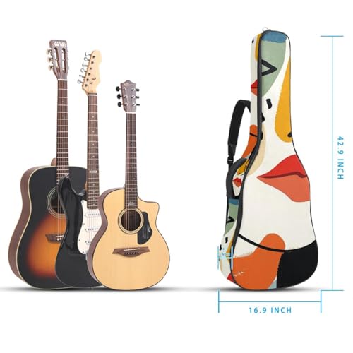 Sac pour guitare basse 101.6 cm housse imperméable à motif