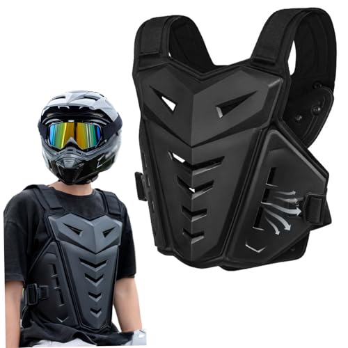 Motorradpanzerung, einstellbare Motorrad-Brustpanzerung, Stoßdämpfer-Brustschutz-Motocross-Ausrüstung für Männer Mountain Bike Racing Off-Road