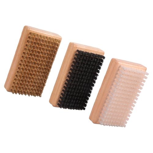 Brosse pour ski et snowboard en bois pour l'entretien en station