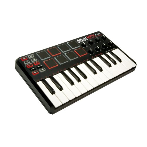 AKAI MPK mini MIDIキーボード USB MIDIコントローラー AKAI MPK mini plus | ポリフォニック・64ステップ・シーケンサー搭載