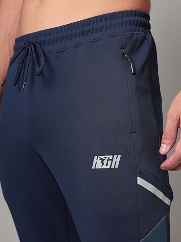 Image of TECHNOSPORT Men Mid Rise Slim Fit Active Running Track Pant - (MPOR95-123-P) Pack of 1