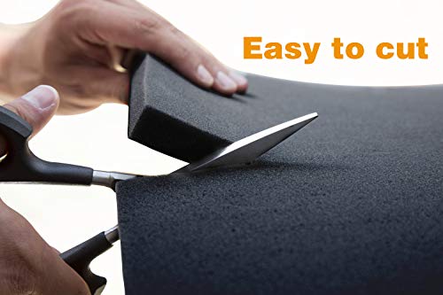 Goodhoily Air Conditioner Drip Cushion Black 24" X 19 5/10" X 4/5" & Ac Rain Cover With Holds Strong Magnetic Backing For Window Ac Units Stops Cushion Moving,Stops The Noise From Raining #TOP3