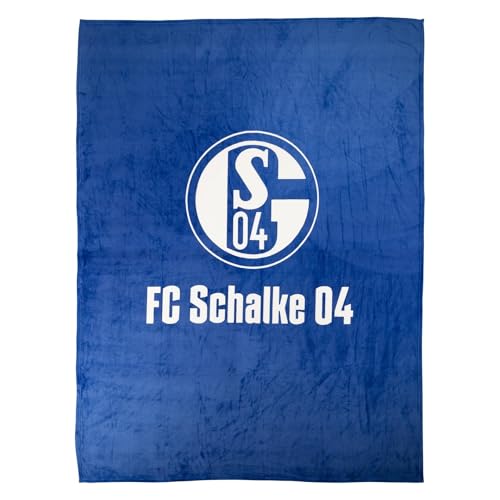 FC Schalke 04 Decke Flanell königsblau