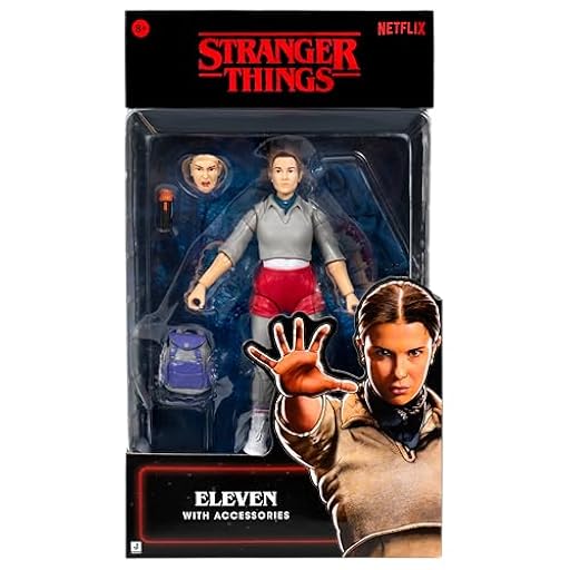 Jazwares Stranger Things Figura Coleccionable de Eleven Upside Down: Figura de 15 cm Muy Detallada con Ropa Suave y Accesorios únicos. | Ya disponible en tu tienda friki favorita! En mundofriki.es!