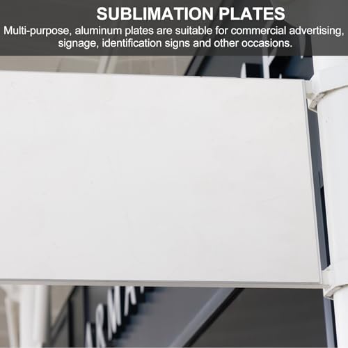 Plaques en aluminium pour sublimation Kichvoe blanches rigides 0.5mm - 5