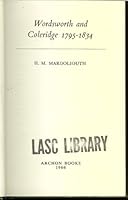 Wordsworth and Coleridge, 1795-1834 B0006BO8AQ Book Cover