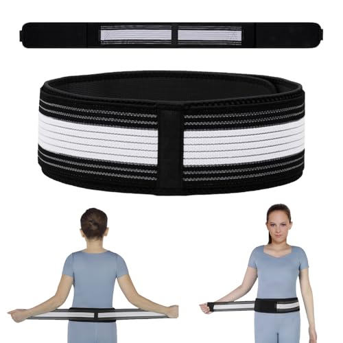 Waist Belt Sacroiliac Hip Belt Lumbar Support Sciatica Pain Relief Sacroiliac SI Joint - Lower Back Support Brace for Women and Men Non-Slip and Adjustable & Breathable Back Pain Relief (Medium)