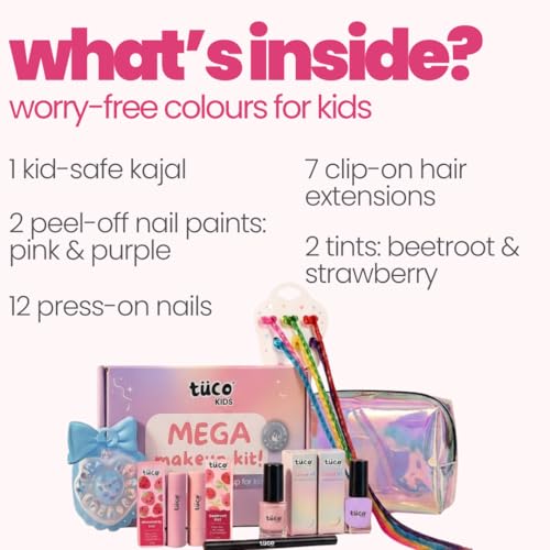 Image of Tuco Kids Mega Glam Makeup Box for Girls