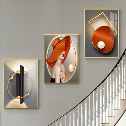 Jinchuan �A�[�g�p�l�� ���� �C���e���A�G�� 3���Z�b�g �Ǌ|������ �A���~�����t���[�� �A�[�g�|�X�^�[ �Ǐ���