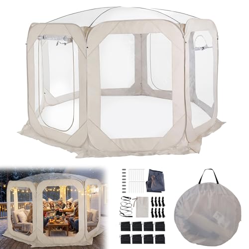 Carpa Burbuja Panorámica para 6-8 Personas Transparente 12x7ft miniatura 2